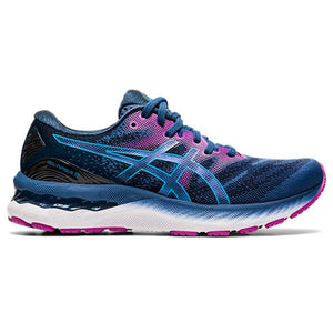 נעלי נשים רחבות אסיקס Asics Gel Nimbus 23 2E Women Grand Shark Aqua