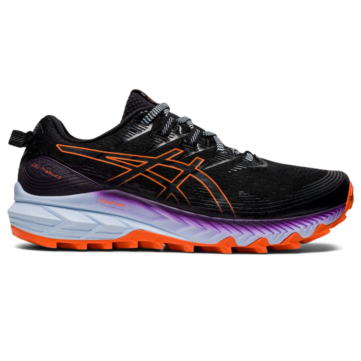 Asics Gel Trabuco 10 Women Black Nova Orange נעלי אסיקס טרבוקו נשים