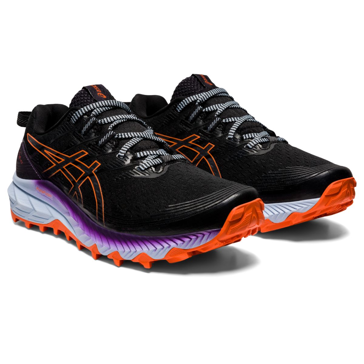 Asics Gel Trabuco 10 Women Black Nova Orange נעלי אסיקס טרבוקו נשים
