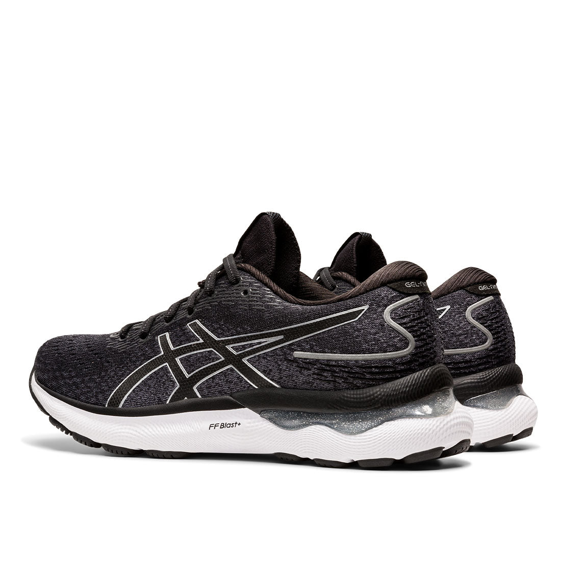 Asics Gel Nimbus 24 Women Black Silver נעלי אסיקס נשים
