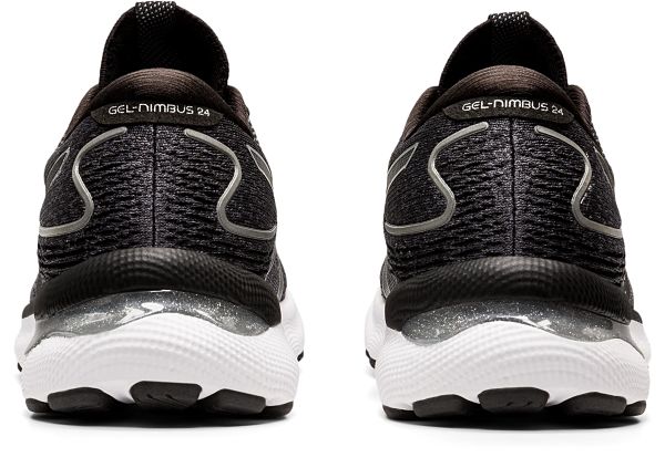 Asics Gel Nimbus 24 Women Black Silver נעלי אסיקס נשים