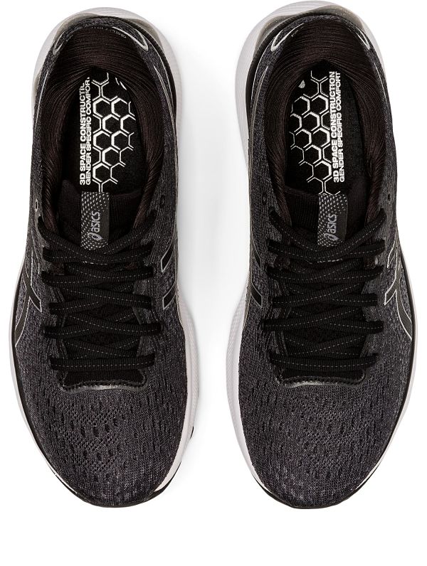 Asics Gel Nimbus 24 Women Black Silver נעלי אסיקס נשים