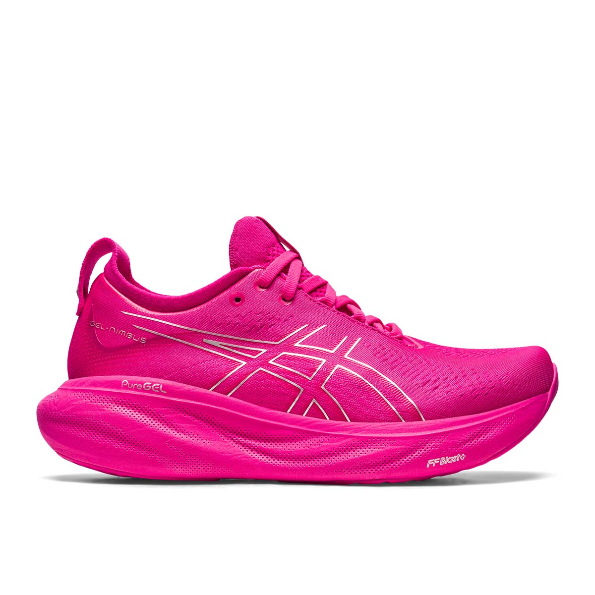 Asics Gel Nimbus 25 Women Pink Rave Silver נעלי ריצה ג'ל נימבוס 25 לנשים