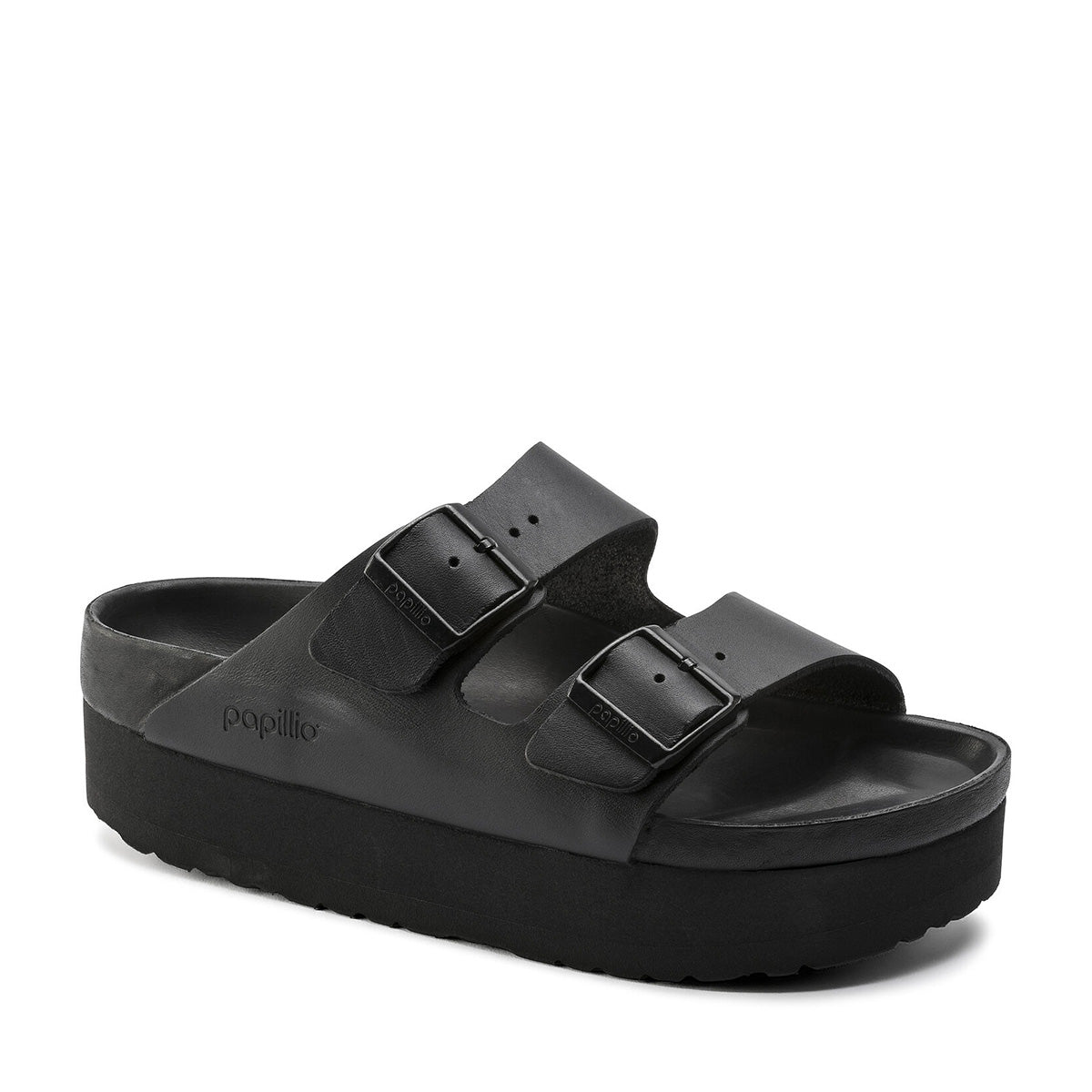 Birkenstock Arizona Platform Exquisite Black בירקנשטוק כפכפי נשים אריזונה שחור