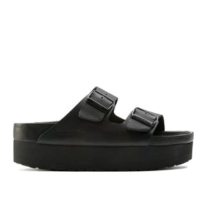 Birkenstock Arizona Platform Exquisite Black בירקנשטוק כפכפי נשים אריזונה שחור