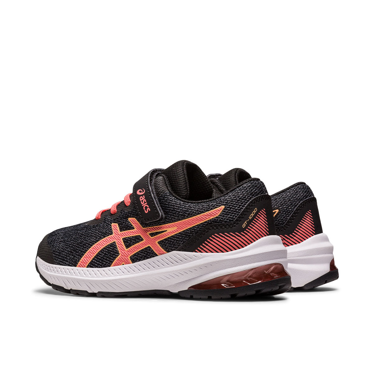 Asics GT 1000 11 PS Kids Black Papaya נעלי אסיקס ג'י טי לילדים