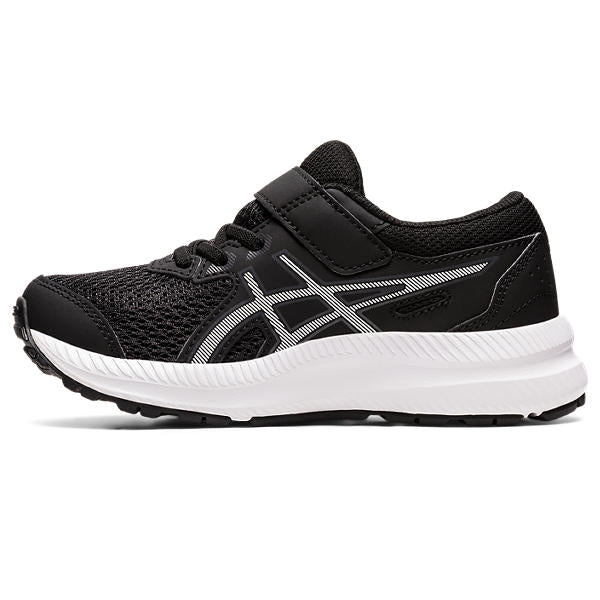 Asics Contend 8 PS Kids Black White נעלי אסיקס ילדים