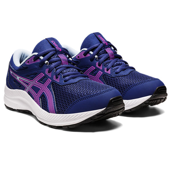 Asics Contend 8 GS Kids Dive Blue Orchid נעלי אסיקס ילדים