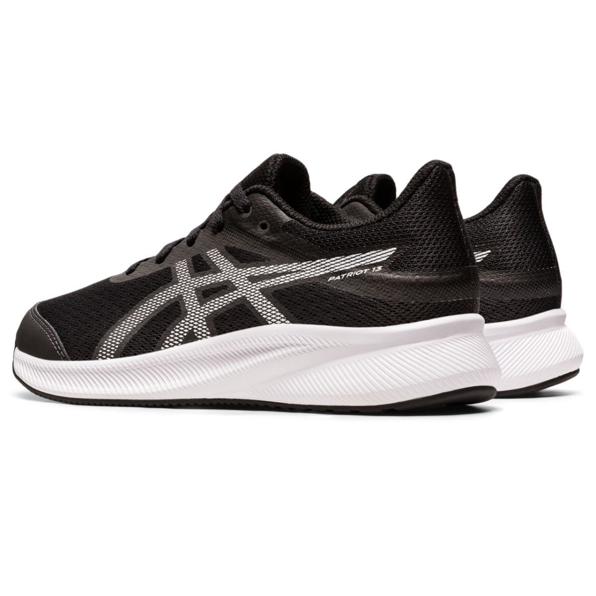 Asics Patriot 13 GS Kids Graphite Grey White נעלי אסיקס פטריוט ילדים