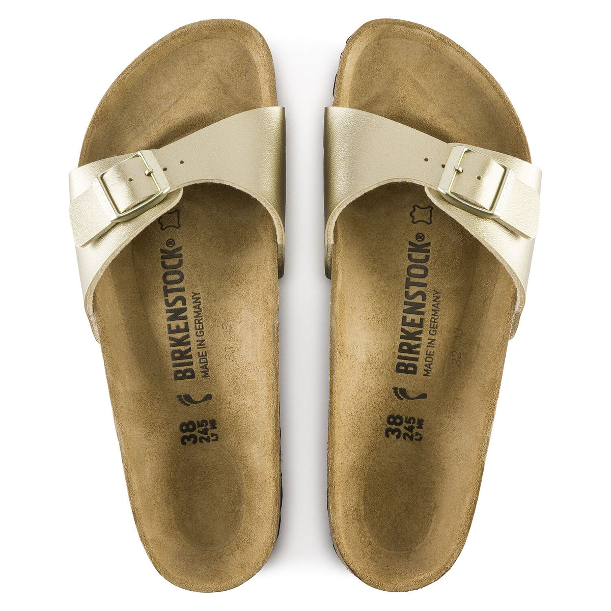 בירקנשטוק כפכפי נשים מדריד זהב Birkenstock Madrid BF Gold (4520790786122)