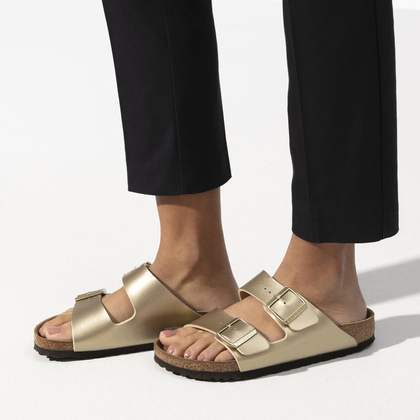 Birkenstock Arizona Gold בירקנשטוק כפכפי נשים אריזונה גולד