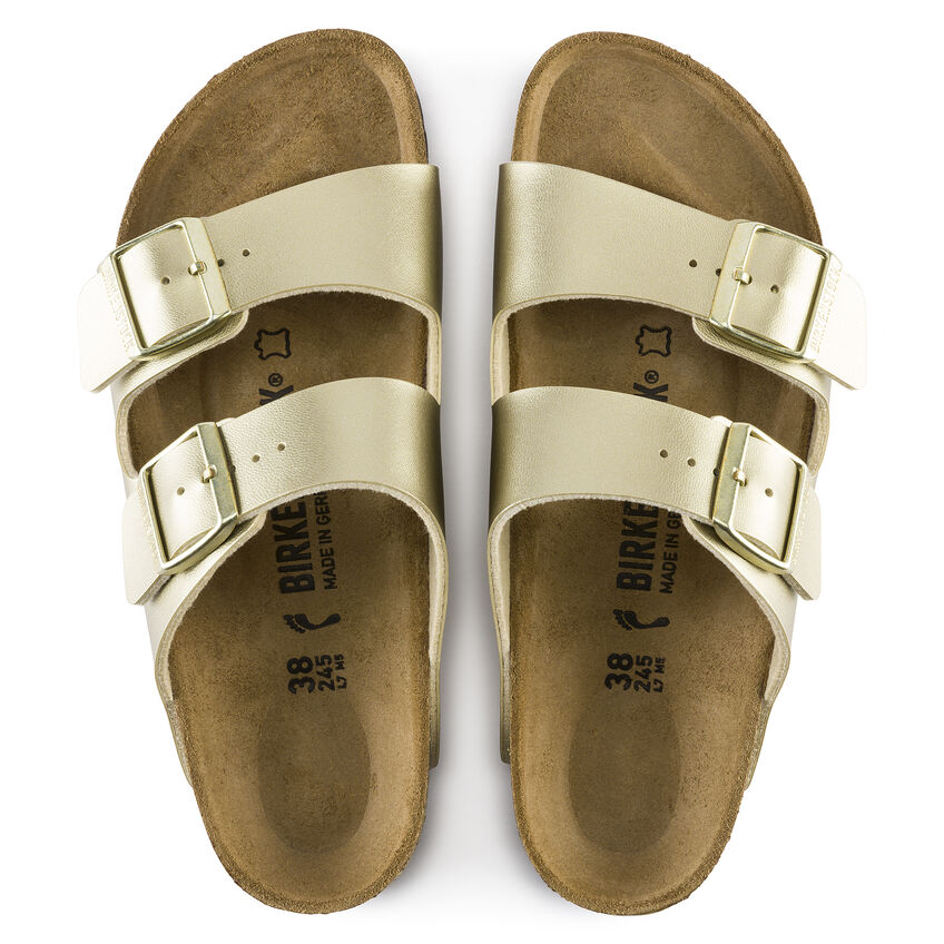 Birkenstock Arizona Gold בירקנשטוק כפכפי נשים אריזונה גולד