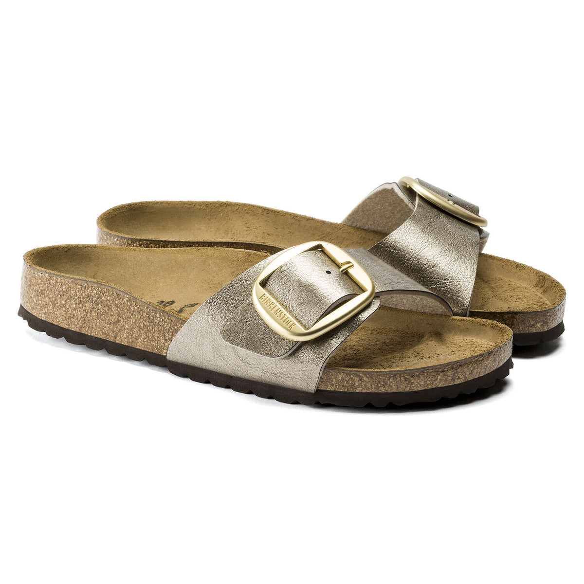 בירקנשטוק כפכפי נשים מדריד אבזם טיופ Birkenstock Madrid Big Buckle Graceful Taupe (4520790523978)