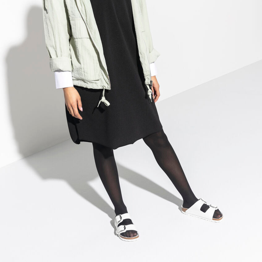 Birkenstock Arizona Big Buckle White בירקנשטוק כפכפי נשים