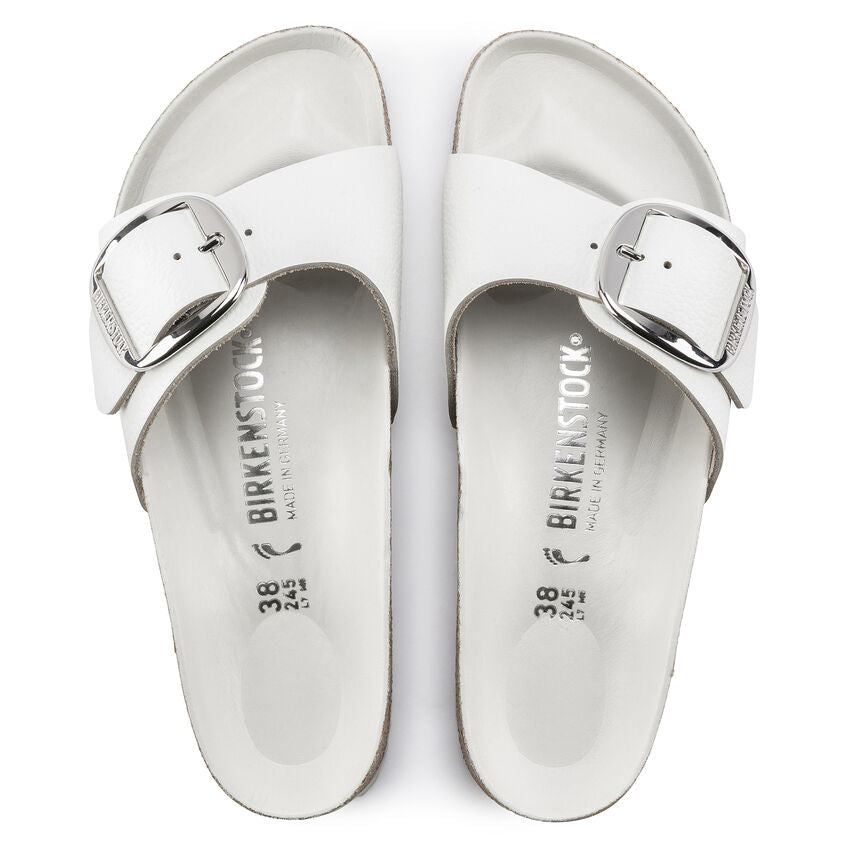 בירקנשטוק כפכפי נשים מדריד Birkenstock Madrid Big Buckle White