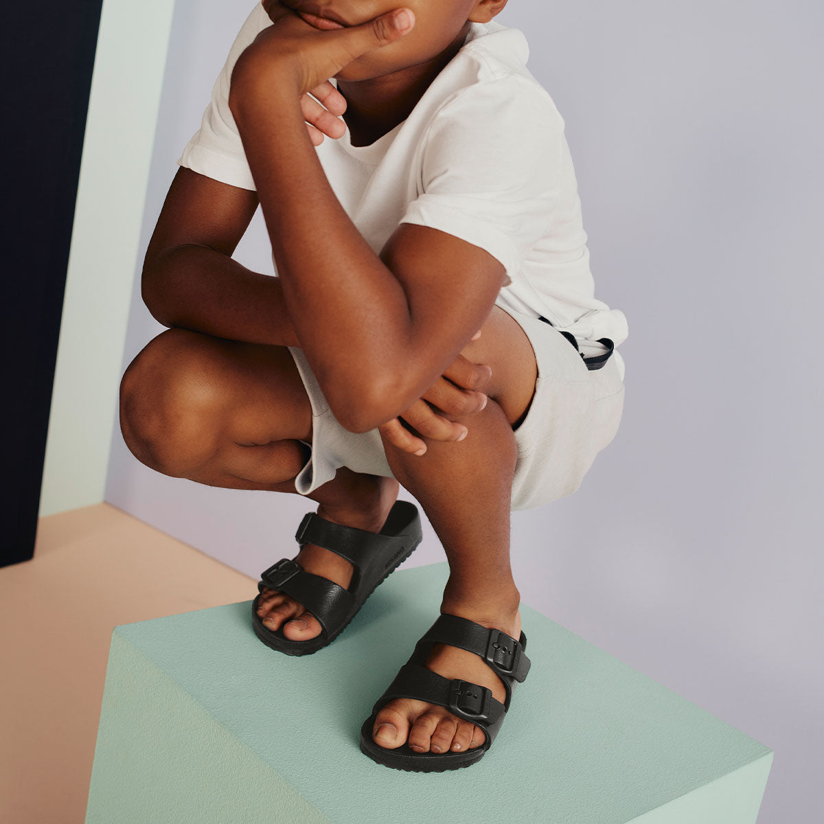 Birkenstock Arizona EVA Playground Black בירקנשטוק כפכפי ילדים אריזונה