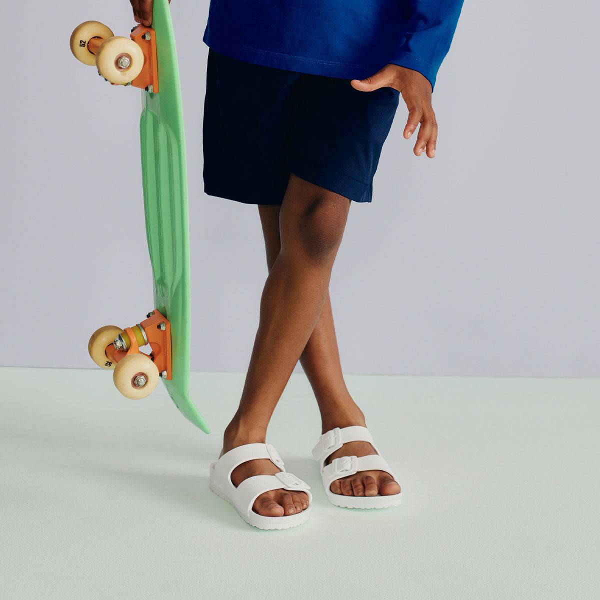 Birkenstock Arizona EVA Playground White בירקנשטוק כפכפי ילדים אריזונה