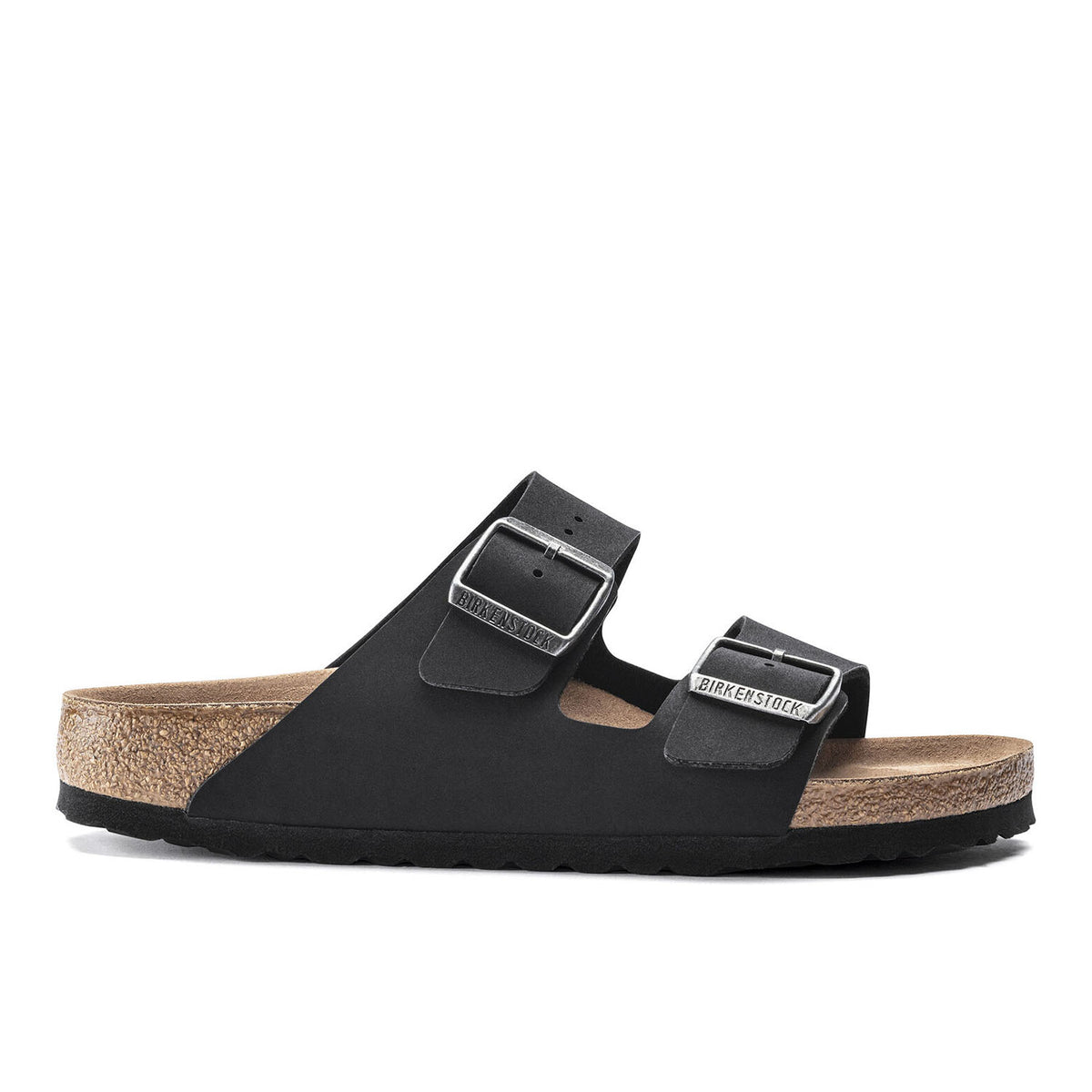 Birkenstock Arizona Black VEG כפכפי בירקנשטוק גברים טבעוני שחור
