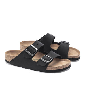 Birkenstock Arizona Black VEG כפכפי בירקנשטוק גברים טבעוני שחור