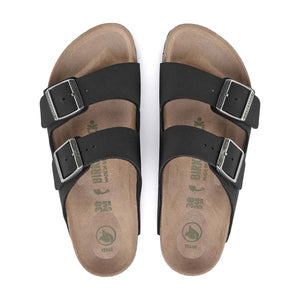 Birkenstock Arizona Black VEG כפכפי בירקנשטוק גברים טבעוני שחור