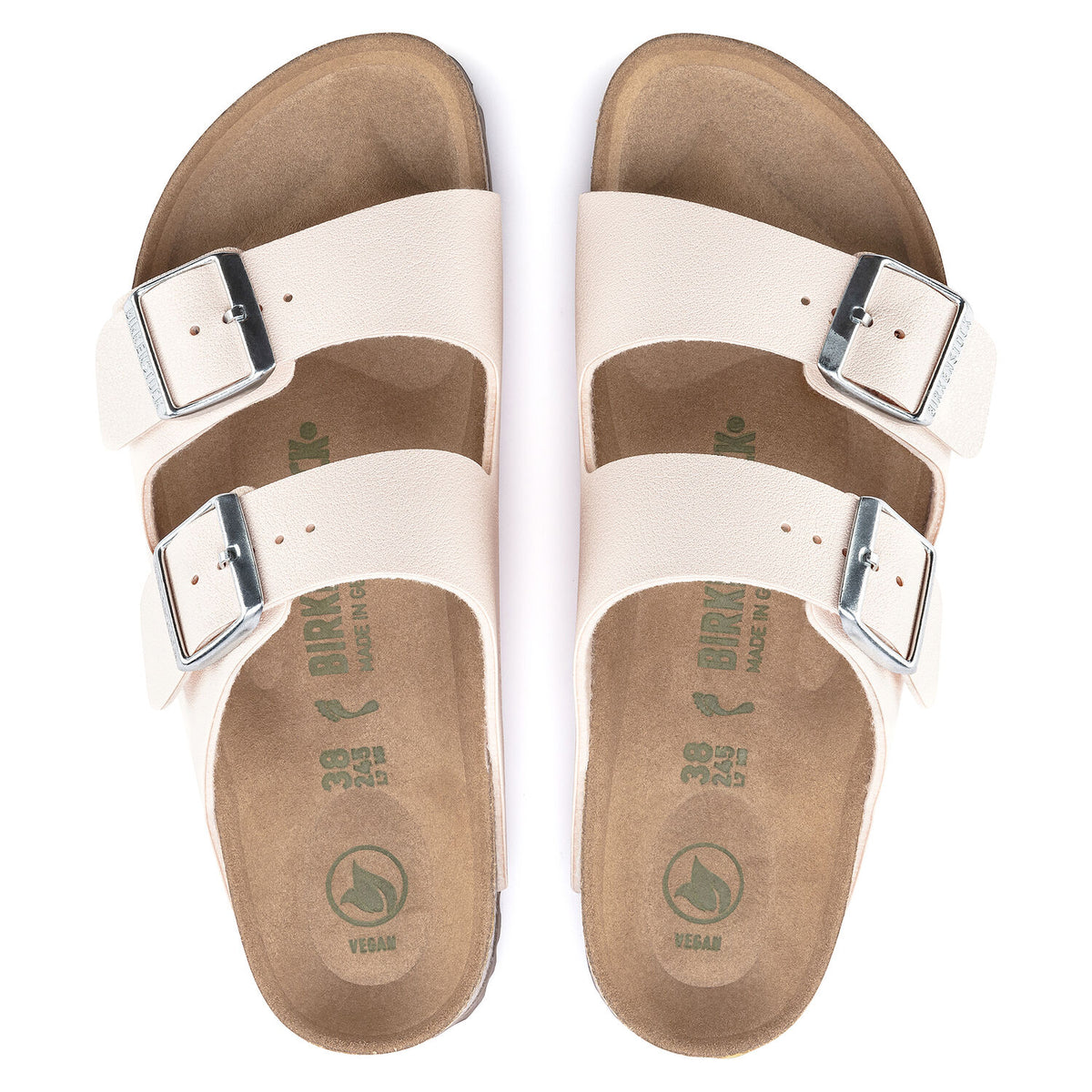 Birkenstock Arizona VEG Light Rose בירקנשטוק אריזונה טבעוניות לנשים