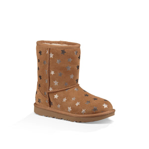 UGG Classic Short II Stars Chestnut מגפי ילדים