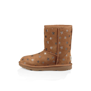 UGG Classic Short II Stars Chestnut מגפי ילדים