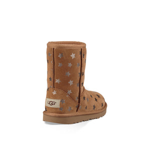 UGG Classic Short II Stars Chestnut מגפי ילדים