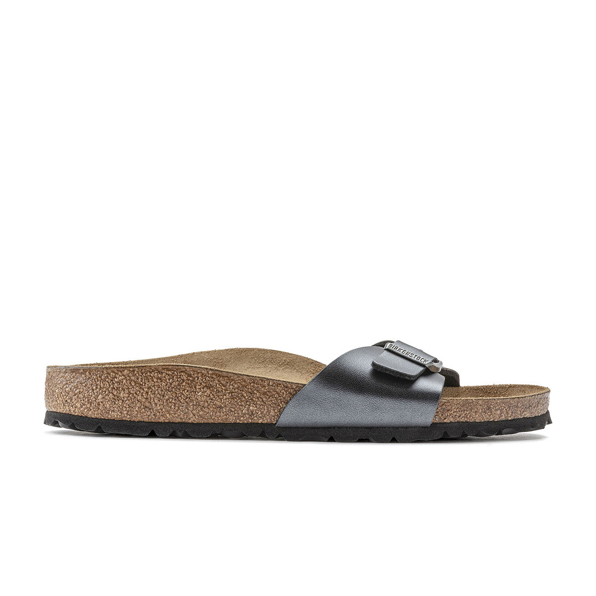 Birkenstock Madrid BS Metallic Black בירקנשטוק כפכפי נשים