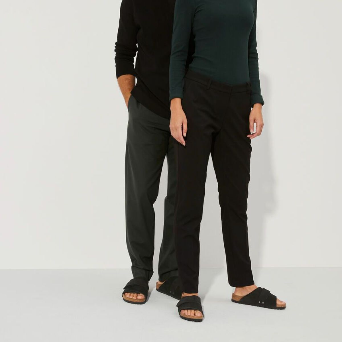 Birkenstock Kyoto Black בירקנשטוק כפכפי נשים שחור