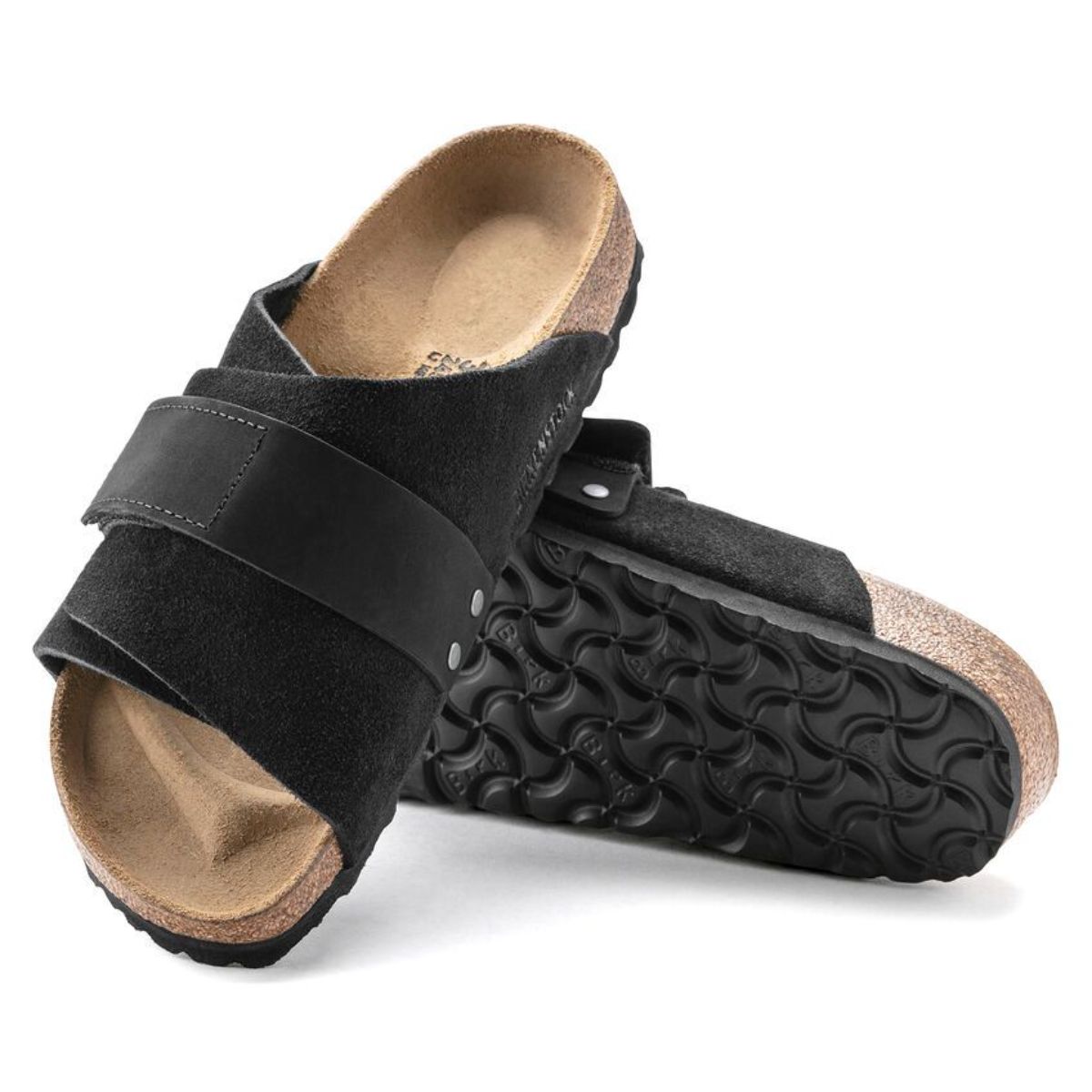 Birkenstock Kyoto Black בירקנשטוק כפכפי נשים שחור
