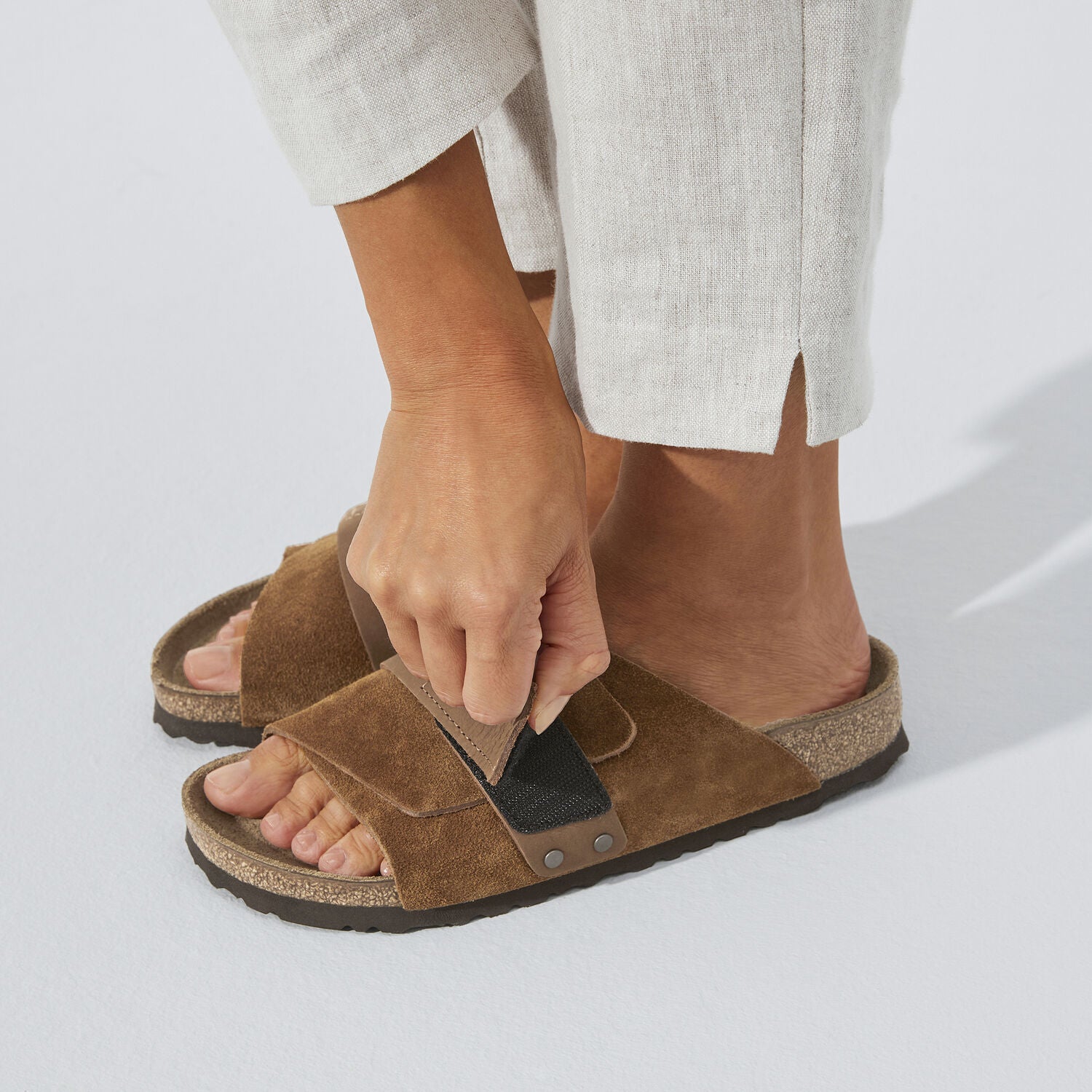 Birkenstock Kyoto Mink בירקנשטוק כפכפי גברים קיוטו מינק