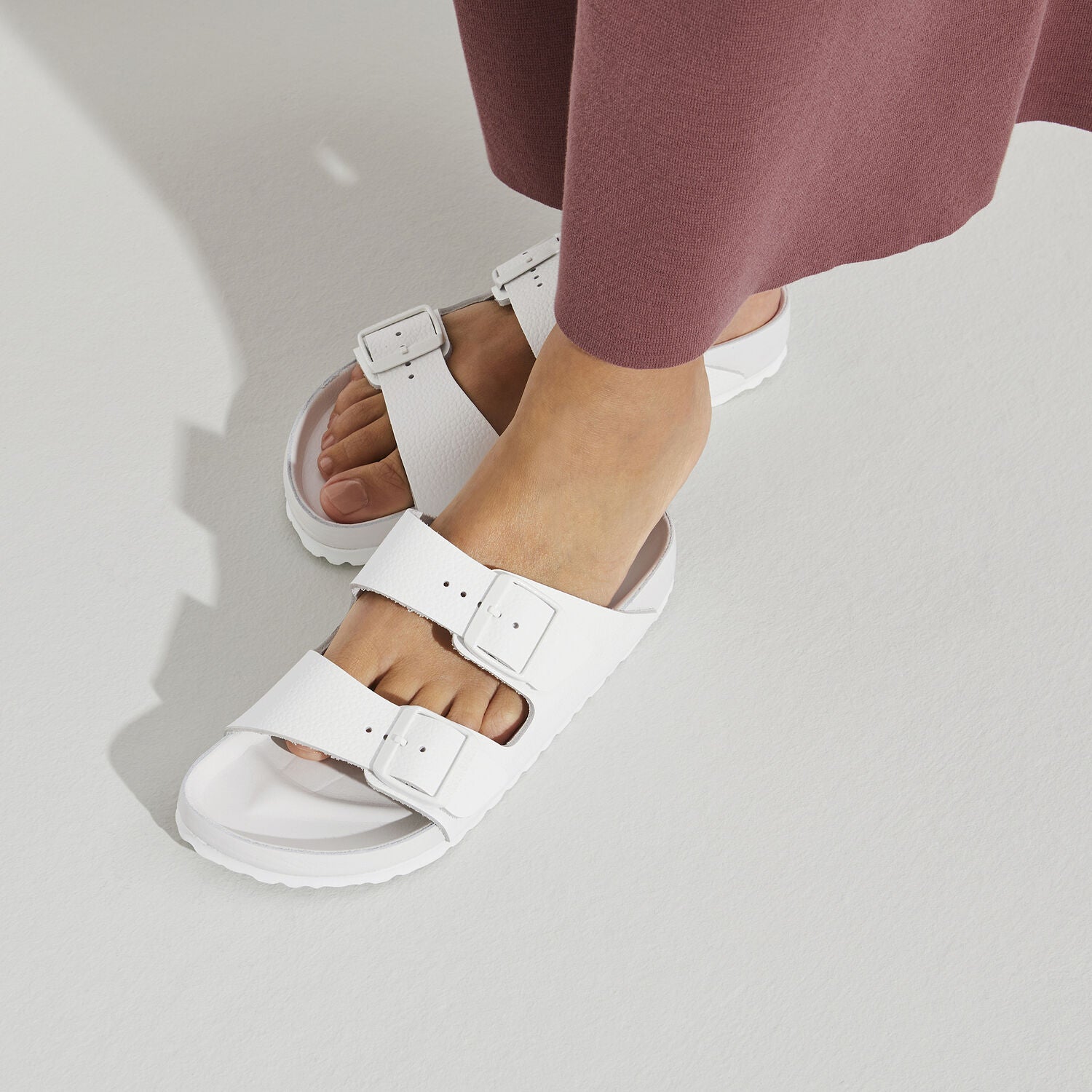 Birkenstock Arizona BS White בירקנשטוק אריזונה כפכפי נשים לבן