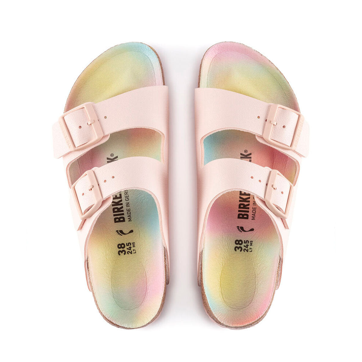 Birkenstock Arizona BS Light Rose Vegan בירקנשטוק כפכפי נשים טבעוני