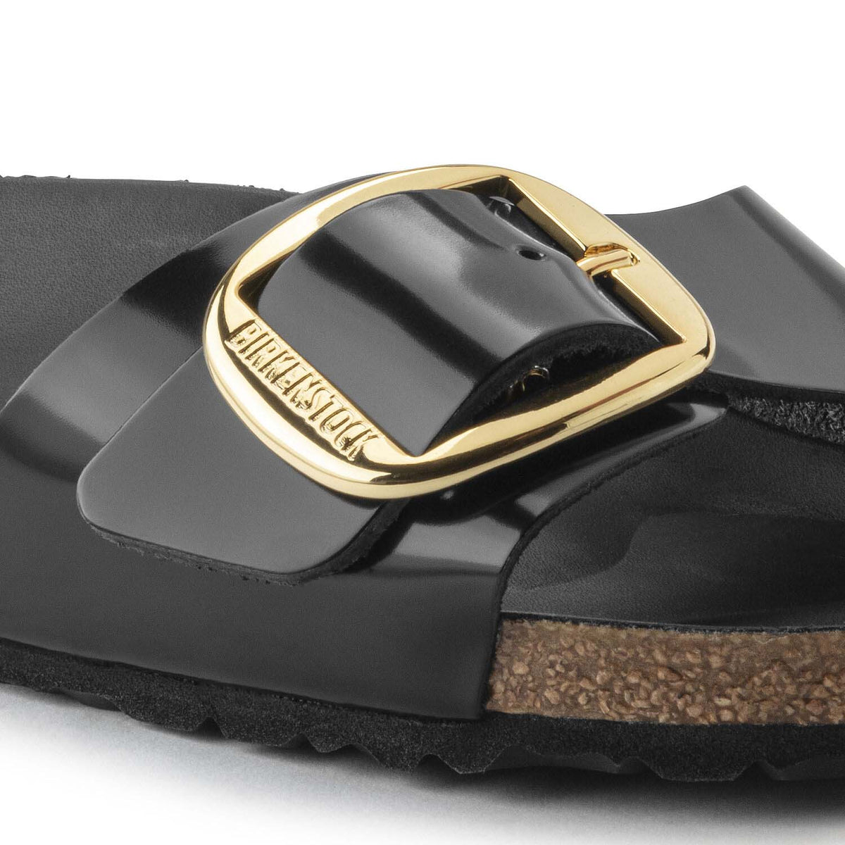Birkenstock Madrid Big Buckle Black בירקנשטוק כפכפי נשים מדריד שחור