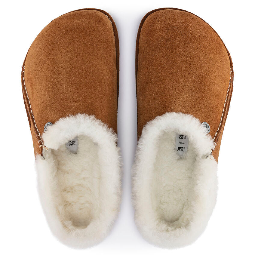 Birkenstock Zermatt Premium Mink כפכפי בירקנשטוק לגברים זרמאט פרווה מינק