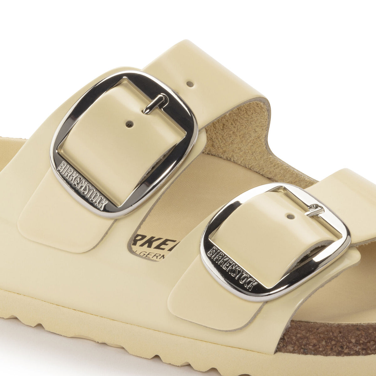 Birkenstock Arizona Big Buckle High-Shine Butter בירקנשטוק כפכפי נשים