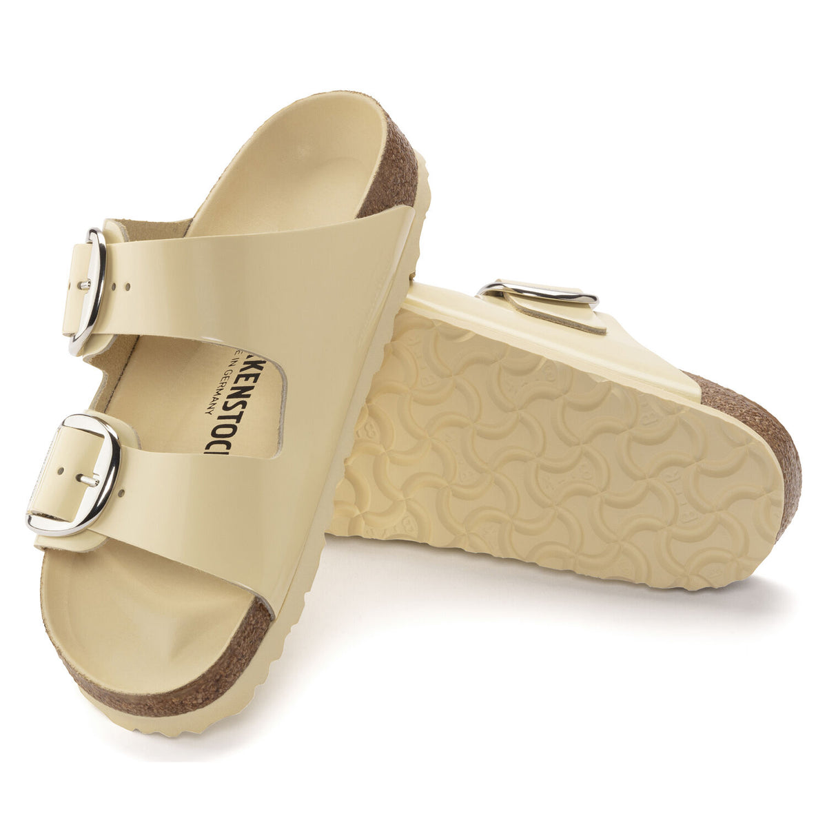 Birkenstock Arizona Big Buckle High-Shine Butter בירקנשטוק כפכפי נשים