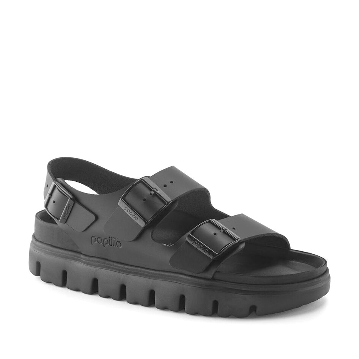 Birkenstock Milano Chunky PAP Black סנדלי בירקנשטוק מילאנו צ'אנקי שחור