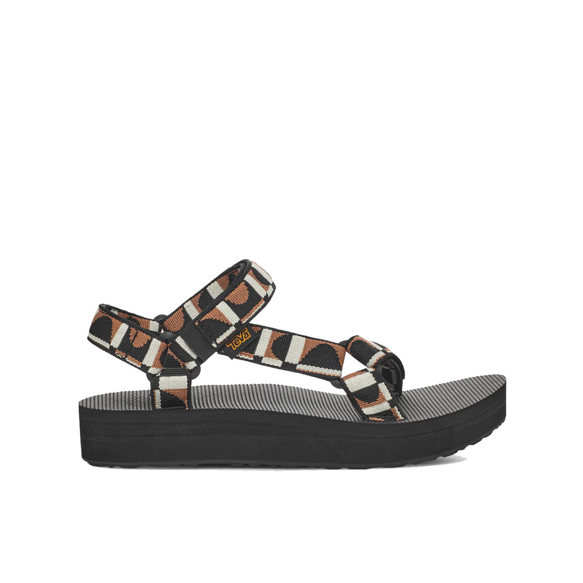 Teva Midform Universal Bounce Black Lion סנדלי פלטפורמה לנשים