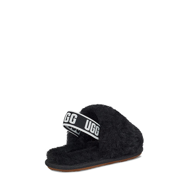 UGG Fluff Yeah Slide Black סנדלי ילדים