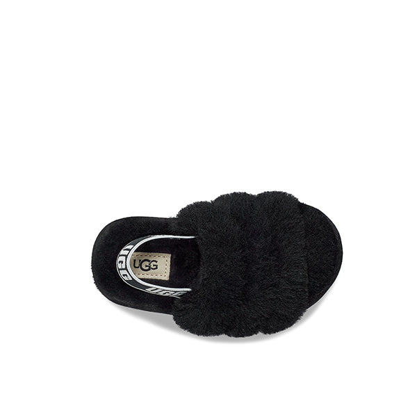 UGG Fluff Yeah Slide Black סנדלי ילדים