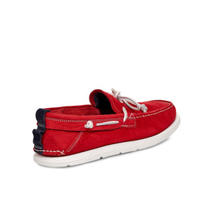 נעלי גברים ביץ מוק סליפ און אדום UGG Beach Moc Slip On Samba Red