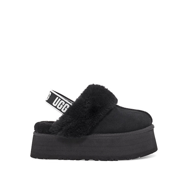 UGG Funkette Black סנדלי פלטפורמה פאנקט שחור