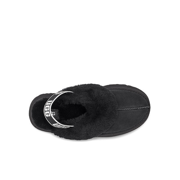 UGG Funkette Black סנדלי פלטפורמה פאנקט שחור