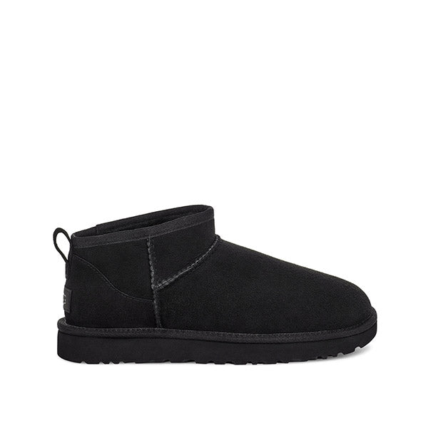 UGG Women's Classic Ultra Mini Black מגפי נשים קלאסיק אולטרה מיני שחור
