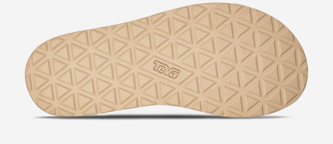 Teva Flatform Universal Leather Metallic Champagne סנדלי נשים