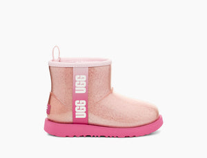 UGG Classic Clear Mini II Pink קלאסיק קליר מיני ורוד מגפי ילדים