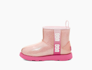 UGG Classic Clear Mini II Pink קלאסיק קליר מיני ורוד מגפי ילדים