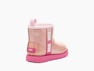 UGG Classic Clear Mini II Pink קלאסיק קליר מיני ורוד מגפי ילדים